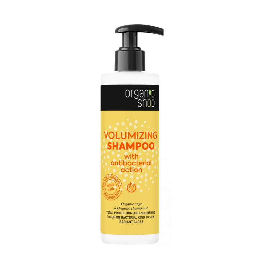 Objemový šampón s antibakteriálnym účinkom 280 ml Organic Shop