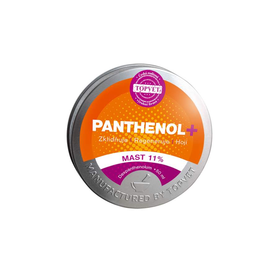 PANTHENOL masť 11% 50 ml TOPVET