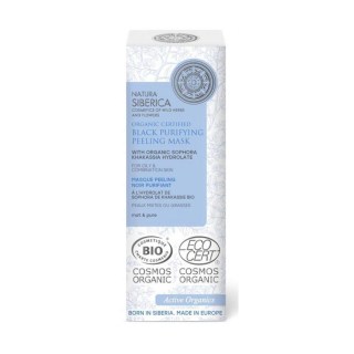 Čierna čistiaca peelingová maska pre mastnú a zmiešanú pleť 75 ml Natura Siberica
