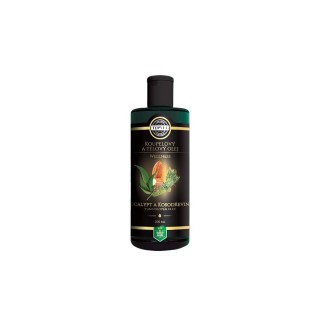 Kúpeľový olej eucalyptus a kosodrevina v mandľovom oleji 200 ml TOPVET