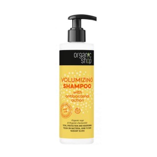 Objemový šampón s antibakteriálnym účinkom 280 ml Organic Shop