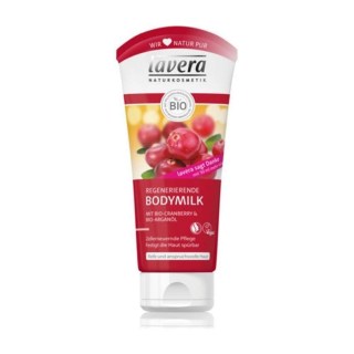 Regeneračné telové mlieko BIO brusnica 200 ml Lavera