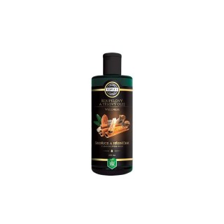 Škorica a klinčeky v mandľovom oleji - telový a kúpeľový olej 200 ml TOPVET