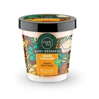 Spevňujúci telový krém karamelové cappuccino 450 ml Organic Shop