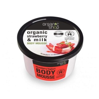 Telová pena jahoda a jogurt 250 ml Organic Shop
