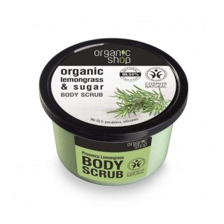 Telový peeling citrónová tráva 250 ml Organic Shop