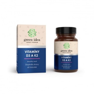 Vitamíny D3 a K2 60 ks TOPVET