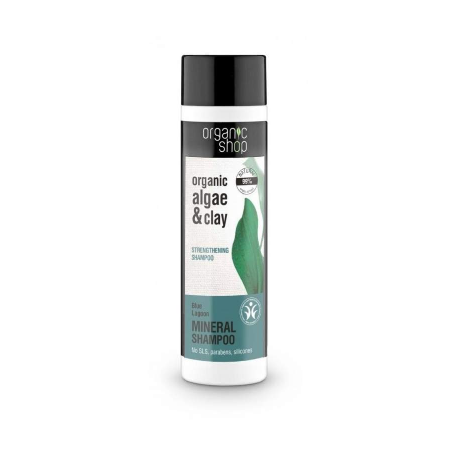 Šampón pre posilnenie vlasov modrá lagúna 280 ml Organic Shop